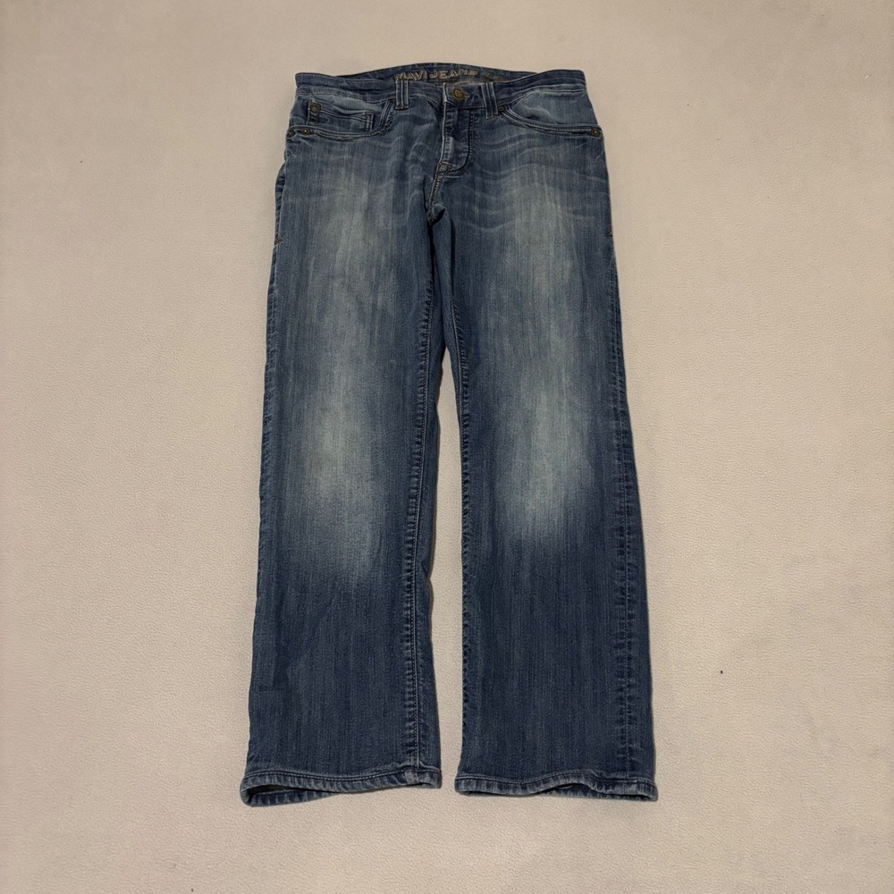 Mavi Zach Straight Leg Jeans Mens 32x34 Medium Wash Regular Rise Denim Casual